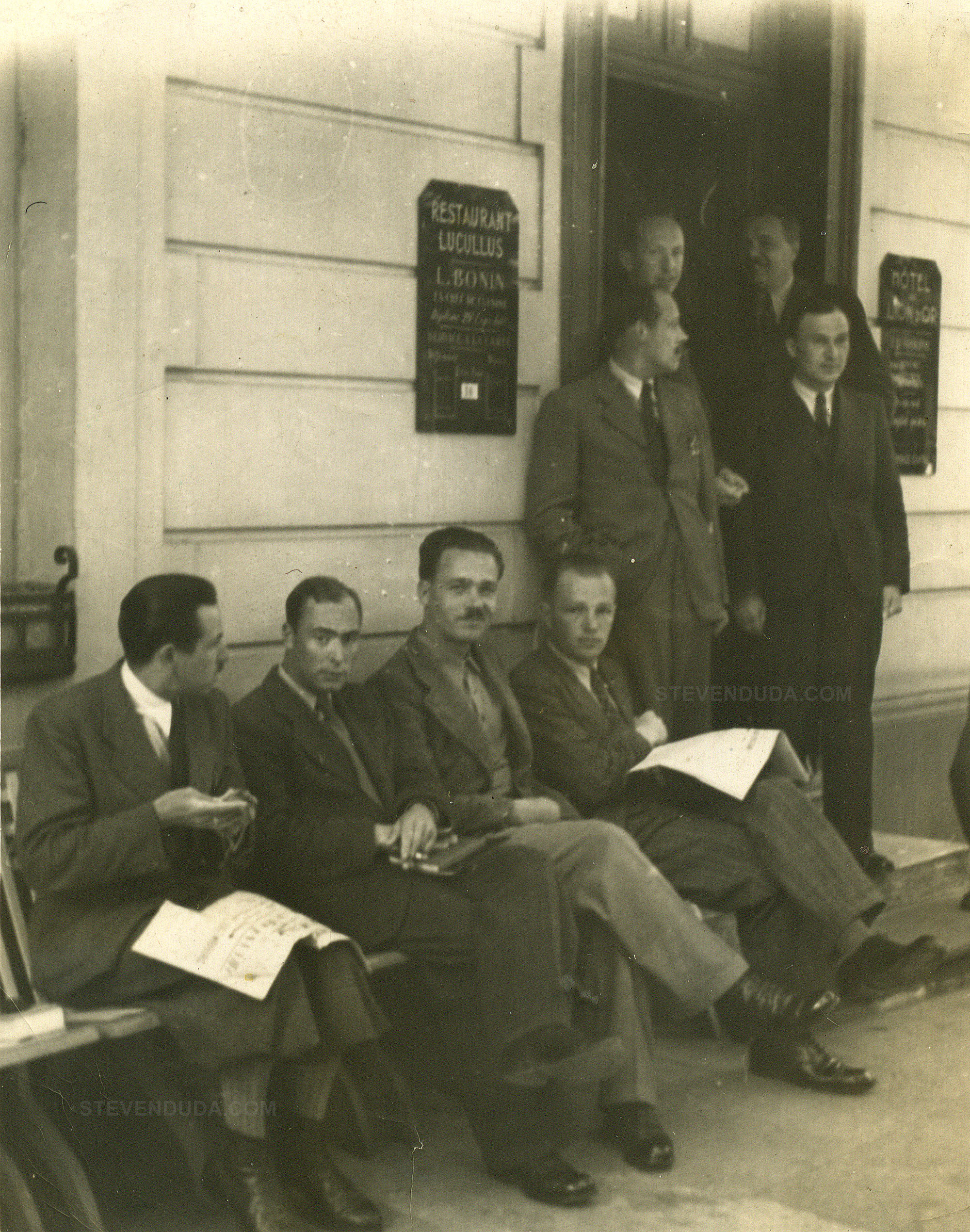 Kazimierz Duda - Hôtel Lion d'Or - Vichy - France - mai 1940