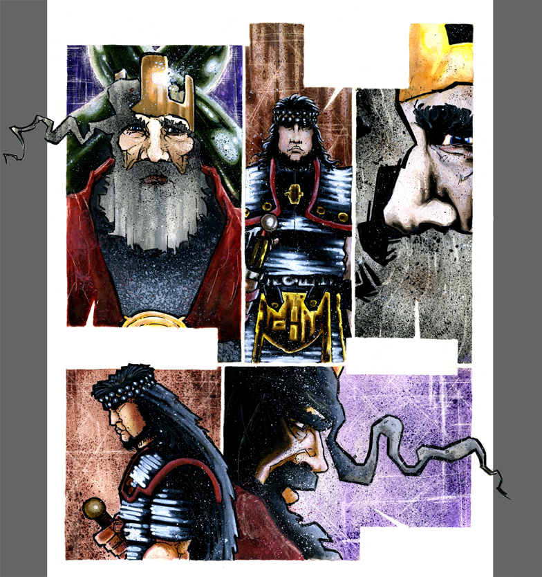 Projet de Bande-dessinée : la mort Arthu