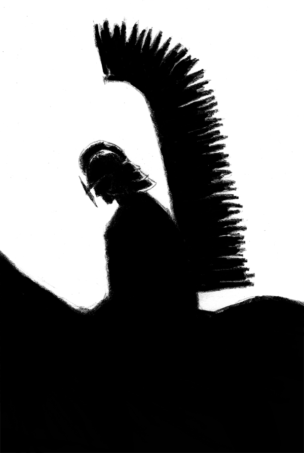 Illustration d'un hussard ailé polonais.