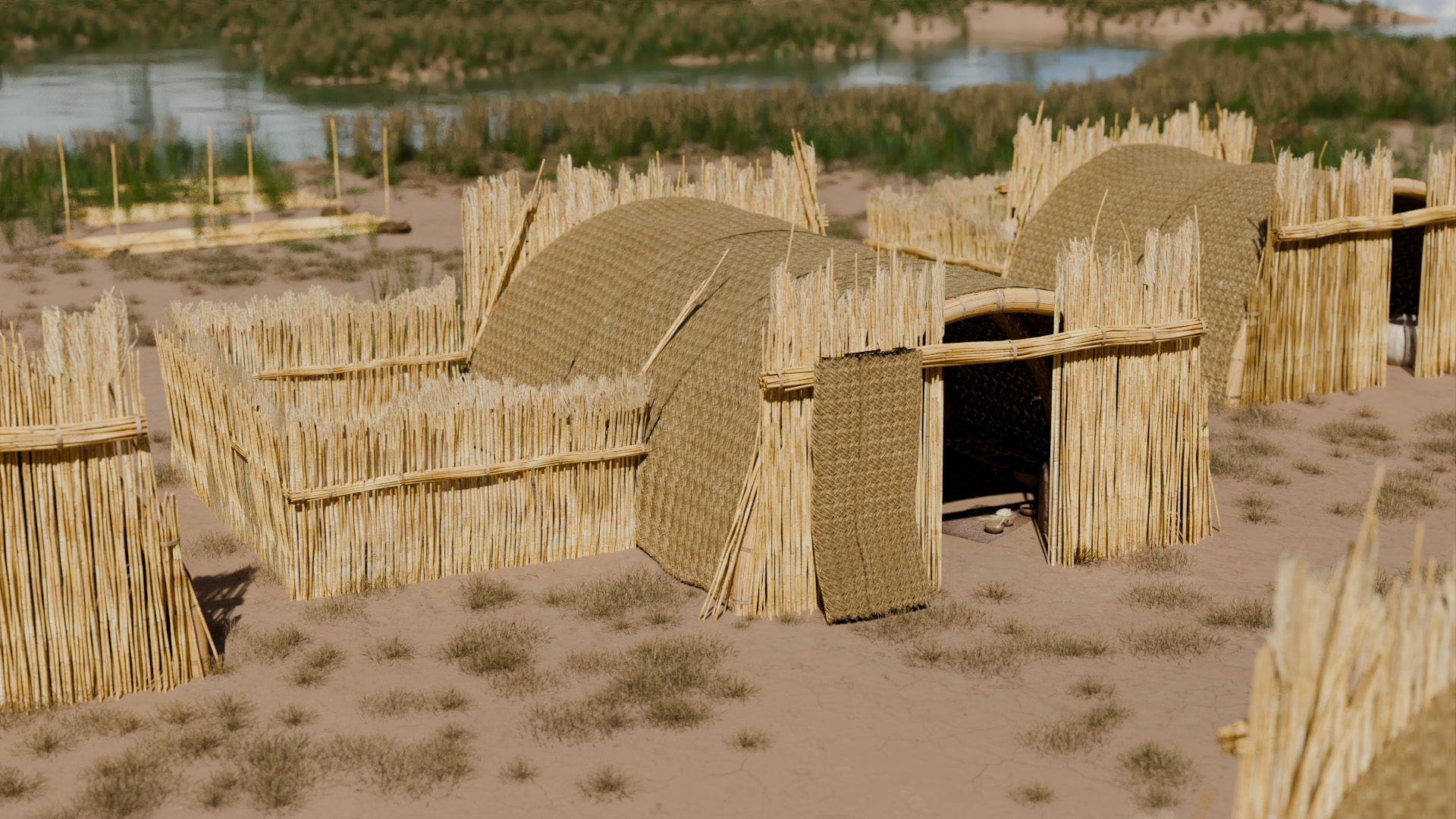 Mudhif 3D - recherche pour la réalisation de la ville d'Uruk en réalité virtuelle